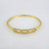 Bangles Woman/ Pulsos Damas/  Zircon Stone/  14K Real Color// P0135 - Image 2