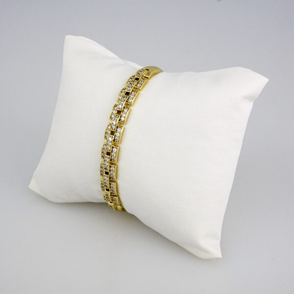 Bangles Woman/ Pulsos Damas/ Zircon Stone/ 14K Real Color// P0136