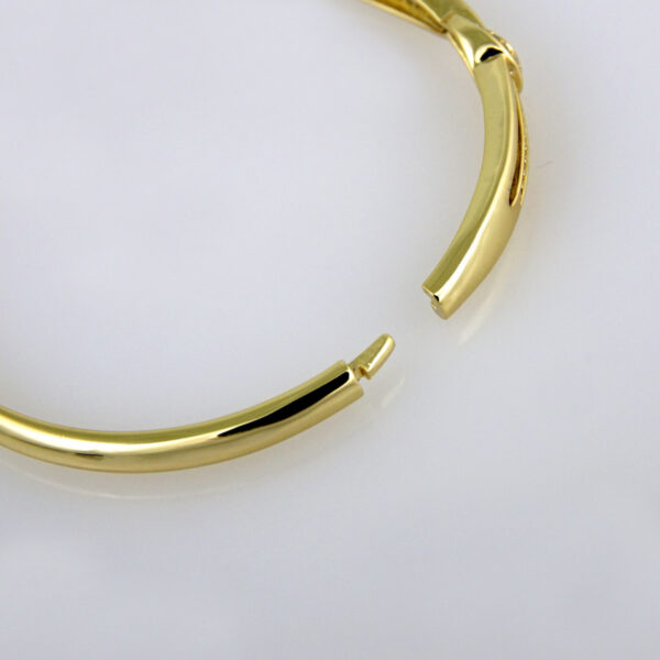 Bangles Woman/ Pulsos Damas/  Zircon Stone/  14K Real Color// P0140