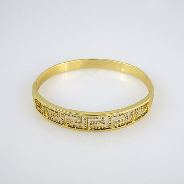 Bangles Woman/ Pulsos Damas/  Zircon Stone/  14K Real Color// P0141