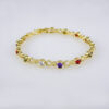 Bracelets Woman/ Pulseras Dama/ Zircon Stone/14K Real Color// B225 - Image 2