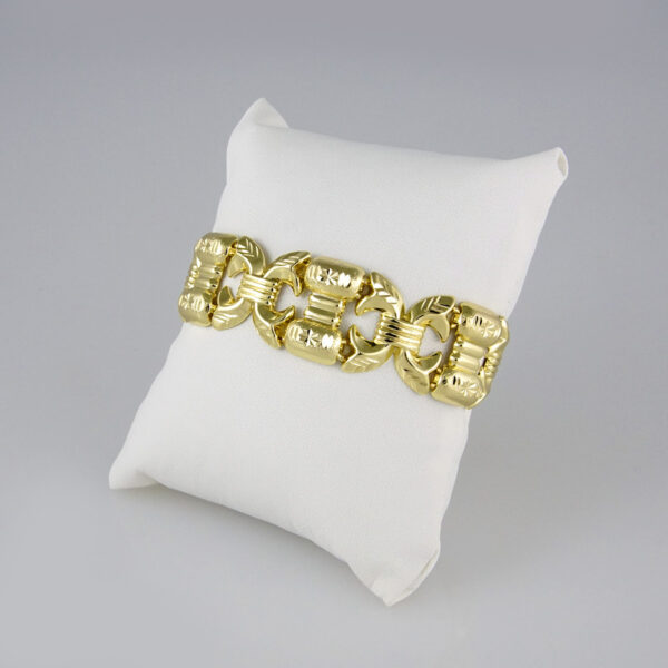 Bracelets Woman/ Pulseras Dama/ Plain/14K Real Color// B237
