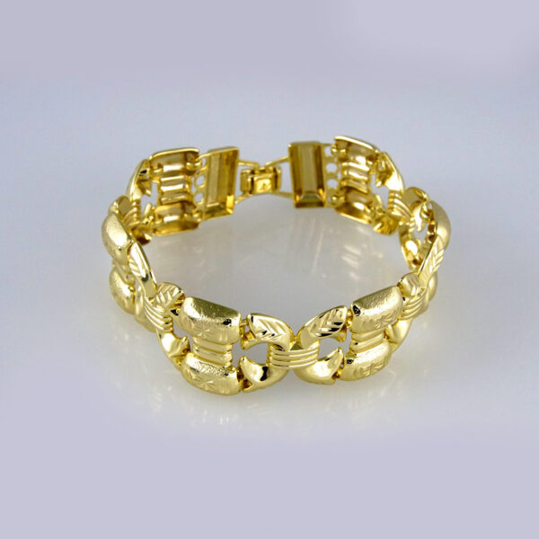 Bracelets Woman/ Pulseras Dama/ Plain/14K Real Color// B237