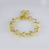 Bracelets Woman/ Pulseras Dama/ Zircon Stone/14K Real Color// B238 - Image 2
