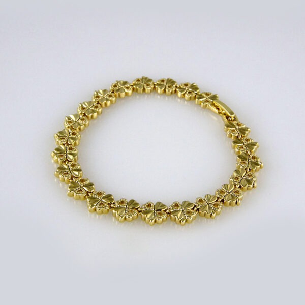 Bracelets Woman/ Pulseras Dama/ Zircon Stone/14K Real Color// B239