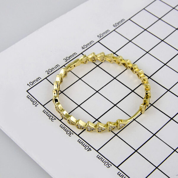 Earrings Woman/ Aretes Dama/Zircon Stone/14k Real Color// E210 - Image 3