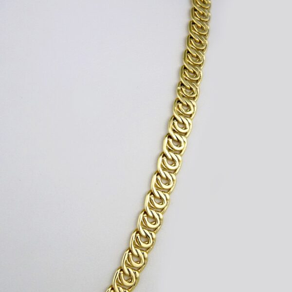 Chains/ Cadenas/  14K Real Color/  Plain/  6mmx50cm// N60018 - Image 2