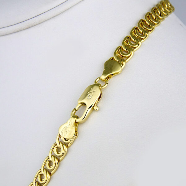 Chains/ Cadenas/  14K Real Color/  Plain/  6mmx50cm// N60018 - Image 3