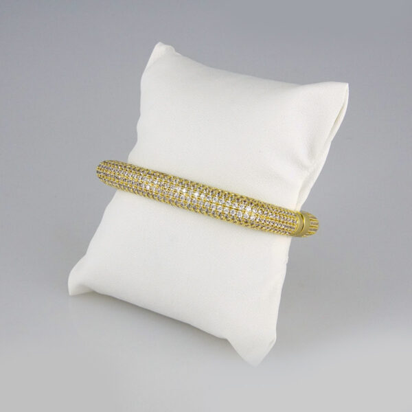Bangles Woman/ Pulsos Dama/ Zircon Stone/ 14K Real Color// P00145