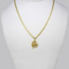 Cadenas & Colgantes & Earrings/ Chain W/Pendants /  14K Real Color/  Zircon Stone/  3mmx45cm// SET228 - Image 3