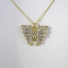 Cadenas & Colgantes & Earrings/ Chain W/Pendants /14K Real Color/Zircon Stone// SET232 - Image 2