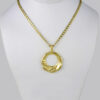 Cadenas & Colgantes & Earrings/ Chain W/Pendants /14K Real Color/ Plain/ 3mm x45cm// SET235 - Image 2