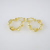 Cadenas & Colgantes & Earrings/ Chain W/Pendants /14K Real Color/ Plain/ 3mm x45cm// SET235 - Image 4