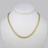 Gargantilla & Pulsera / Choker W/ Bracelet/  14K Real Color/  Plain/ 6mm x 45cm// SET250 - Image 3