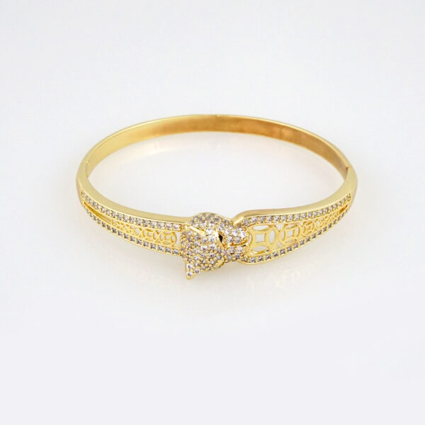 Bangles Woman/ Pulsos Dama/ Zircon Stone/ 14K Real Color// P00152