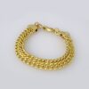 Bracelets Woman/ Pulseras Dama/ Plain/14K Real Color// B259 - Image 2