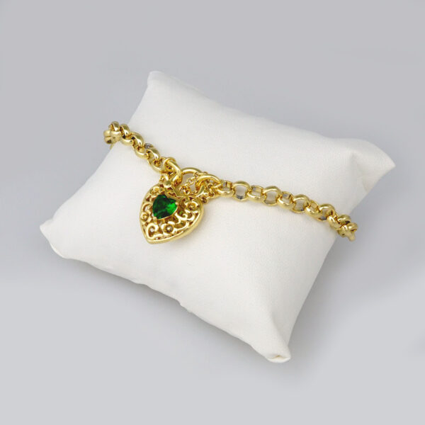 Bracelets Woman/ Pulseras Dama/  Zircon Stone/ 14K Real Color// B264