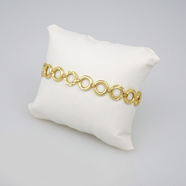 Bracelets Woman/ Pulseras mujer/   Zircon Stone/  14K Real Color// B270