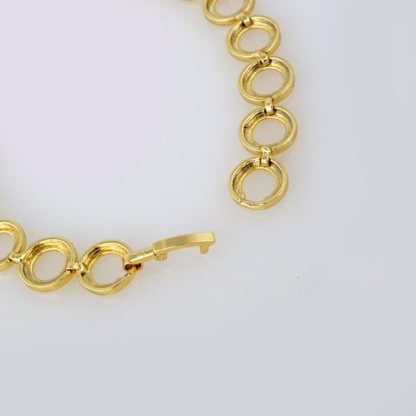 Bracelets Woman/ Pulseras mujer/   Zircon Stone/  14K Real Color// B270 - Image 3