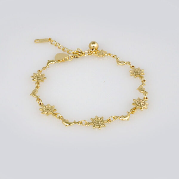 Bracelets Woman/ Pulseras Dama/ Zircon Stone/14K Real Color// B278 - Image 2
