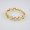 Bracelets Woman/ Manillas Mujer/  14K Real Color/ Zircon Stone// B284 - Image 2