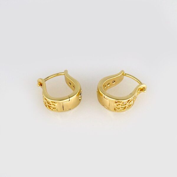 Earrings Woman/ Aretes Dama/ Zircon Stone/ 14k Real Color// E250