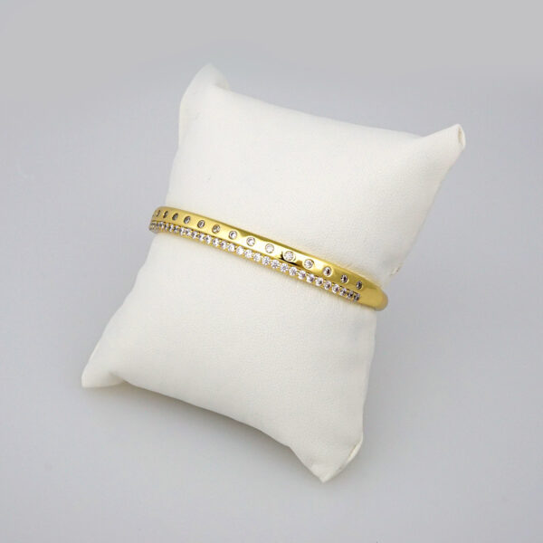Bangles Woman/ Pulsos Damas/  Zircon Stone/ 14K Real Color// P00154
