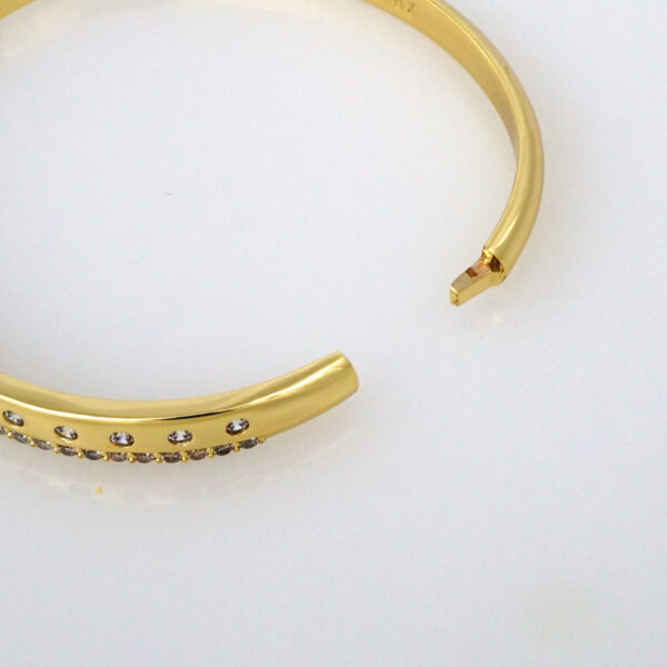 Bangles Woman/ Pulsos Damas/  Zircon Stone/ 14K Real Color// P00154 - Image 3