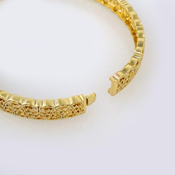 Bangles Woman/ Pulsos Damas/   Plain/  14K Real Color// P00157