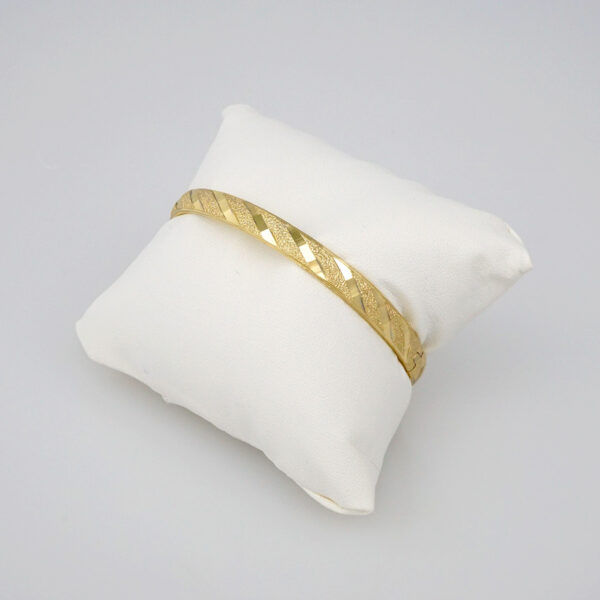 Bangles Woman/ Pulsos Damas/   Plain/  14K Real Color// P00158
