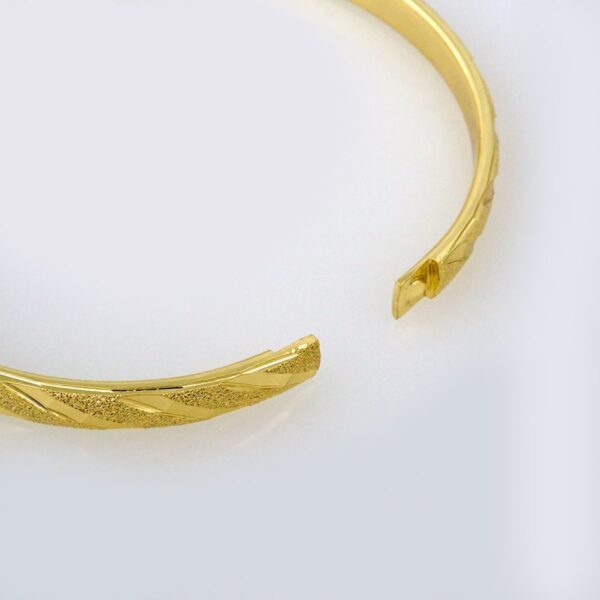 Bangles Woman/ Pulsos Damas/   Plain/  14K Real Color// P00158