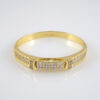 Bangles Woman/ Pulsos Dama/ Zircon Stone/ 14K Real Color// P00161 - Image 2