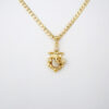 Cadenas & Colgantes/ Chain W/Pendants / 14K Real Color/ Zircon Stone/  3mmx45cm// SET287 - Image 2