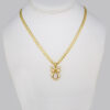 Cadenas & Colgantes/ Chain W/Pendants /  14K Real Color/  Zircon Stone/ 4mmx45cm// SET311