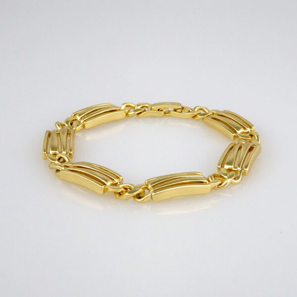 Bracelets Woman/ Pulseras Dama/  Plain/  14K Real Color// B302