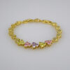Bracelets Woman/ Manillas Mujer/  14K Real Color/  Zircon Stone// B322 - Image 2