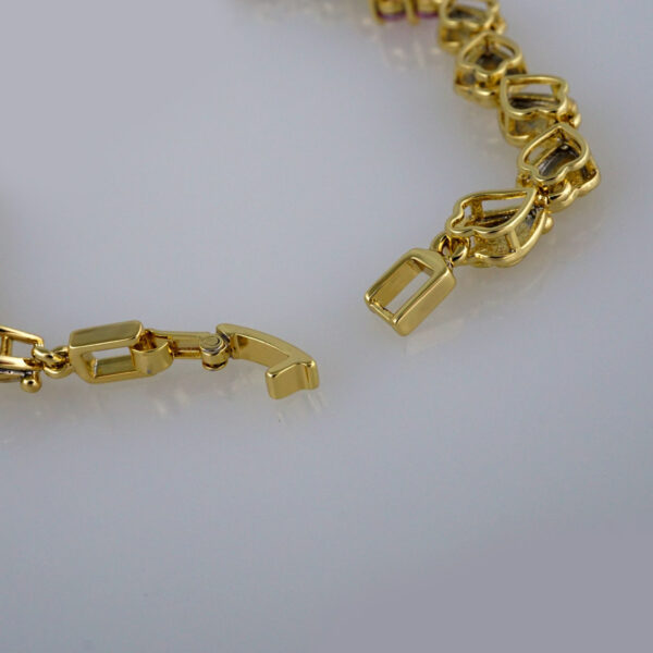 Bracelets Woman/ Manillas Mujer/  14K Real Color/  Zircon Stone// B322