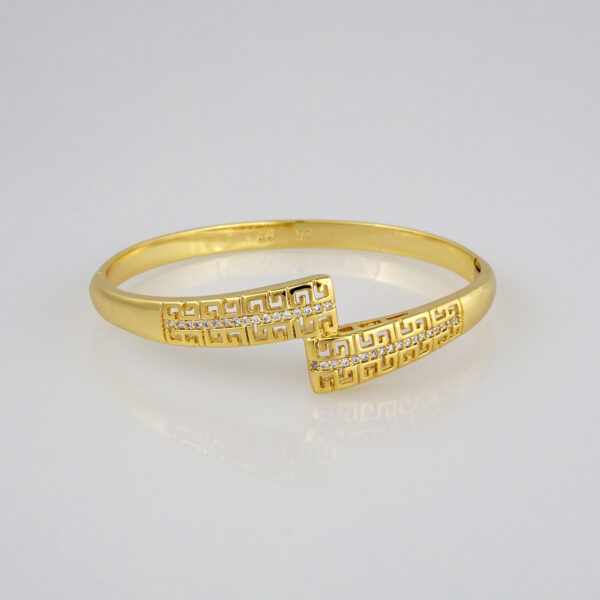 Bangles Woman/ Pulsos Dama/  Zircon Stone/  14K Real Color// P176 - Image 2