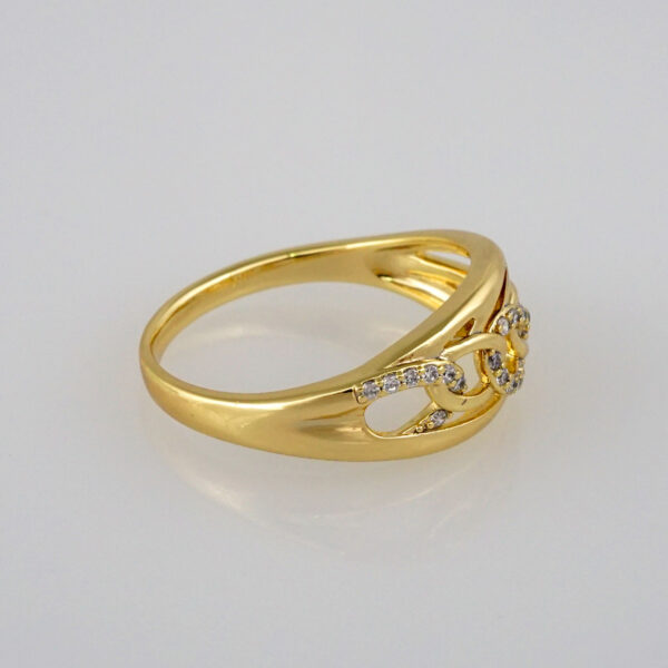 Woman Ring/ Anillos Damas/   14K Real Color/  Zircon Stone// R093 - Image 2