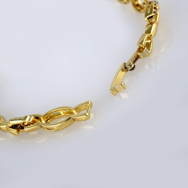 Bracelets Woman/ Pulseras Dama/ Zircon Stone/14K Real Color// B359 - Image 3