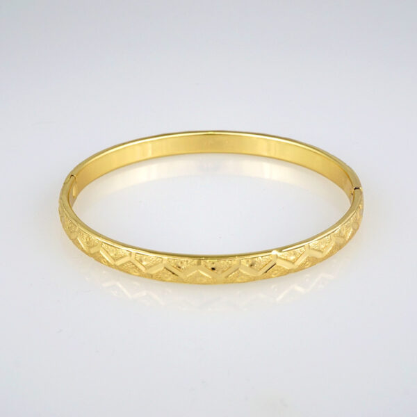 Bangles Woman/ Pulsos Dama/  Zircon Stone/  14K Real Color// P184 - Image 2
