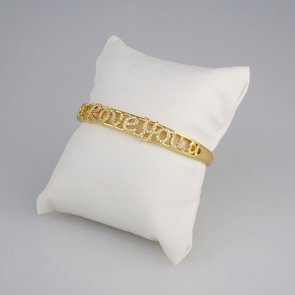Bangles Women/ Pulsos Dama/  Zircon Stone/ 14K Real Color// P188