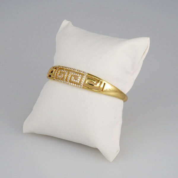 Bangles Women/ Pulsos Dama/  Zircon Stone/ 14K Real Color// P190