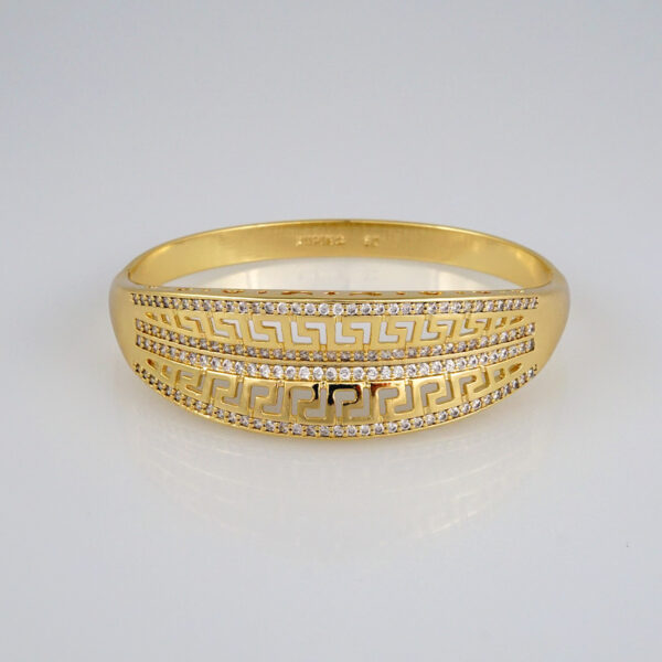 Bangles Women/ Pulsos Dama/  Zircon Stone/ 14K Real Color// P191 - Image 2