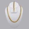 Cadenas & Pulseras/ Chain Men/14K Real Color/Plain/8mmx60cm// SET348