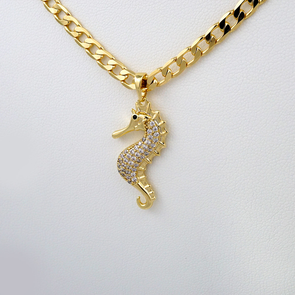 Cadenas & Colgantes/ Chain W/Pendants / 14K Real Color/ Zircon Stone/ 4mmx 45cm// SET387 - Image 2
