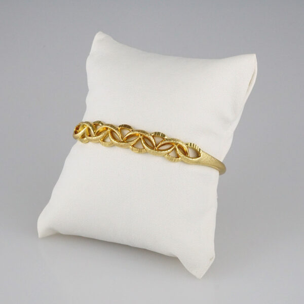 Bangles Woman/ Pulsos Dama/ Zircon Stone/ 14K Real Color// P195