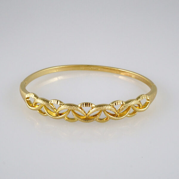 Bangles Woman/ Pulsos Dama/ Zircon Stone/ 14K Real Color// P195 - Image 2
