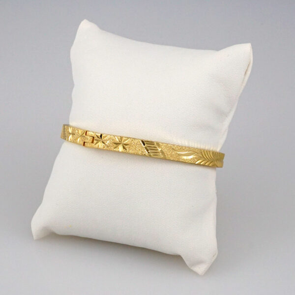 Bangles Woman/ Pulsos Dama/ Plain/  14K Real Color// P198