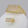 Cadenas & Colgantes & Earrings & Bracelets/ Chain W/Pendants /14K Real Color/Zircon Stone// SET406 - Image 3